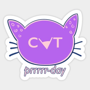 Today is prrrr-day! Sticker